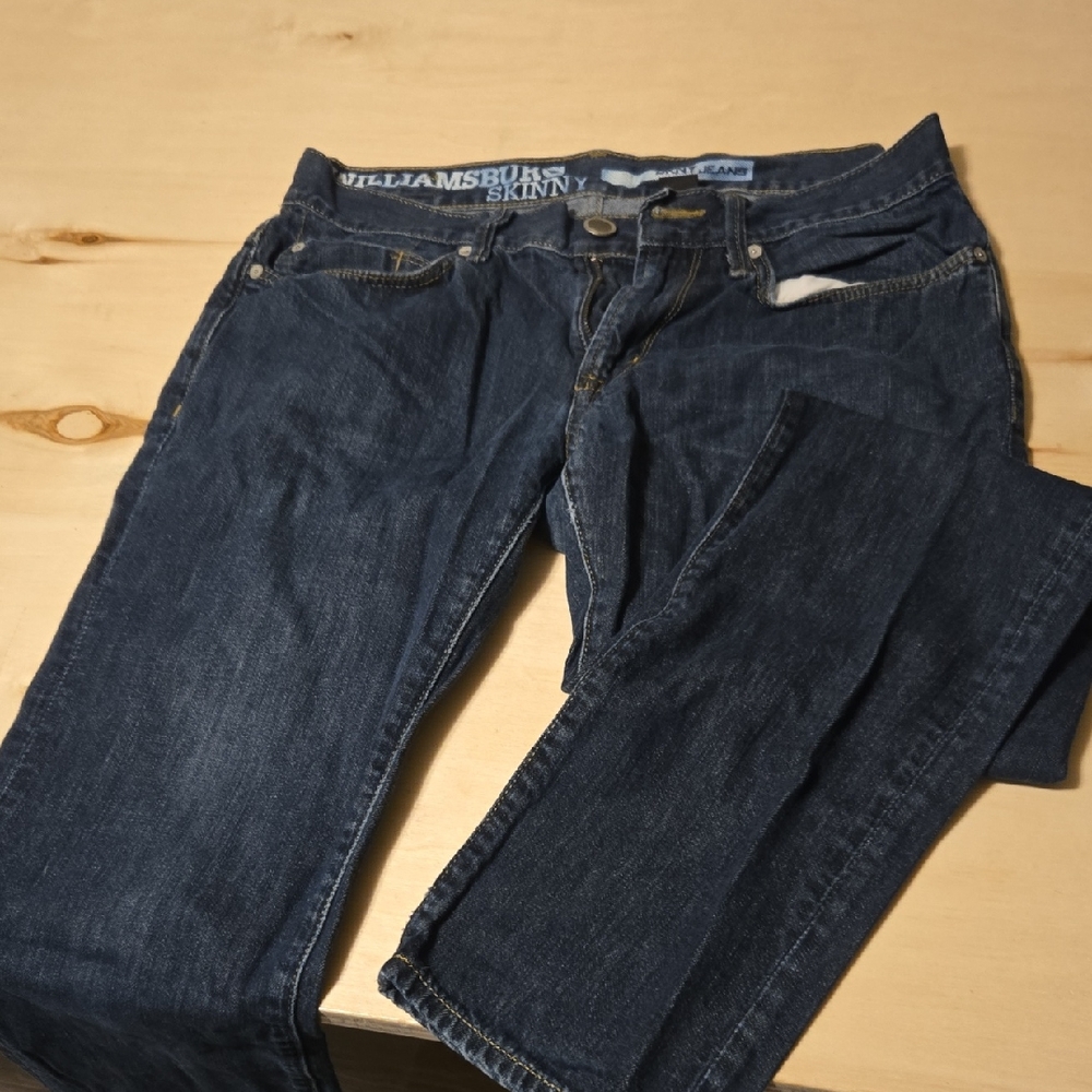 DKNY Men's Skinny Jeans - Dark Blue